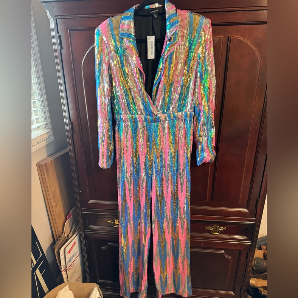 Nasty Gal Sequin jumpsuit